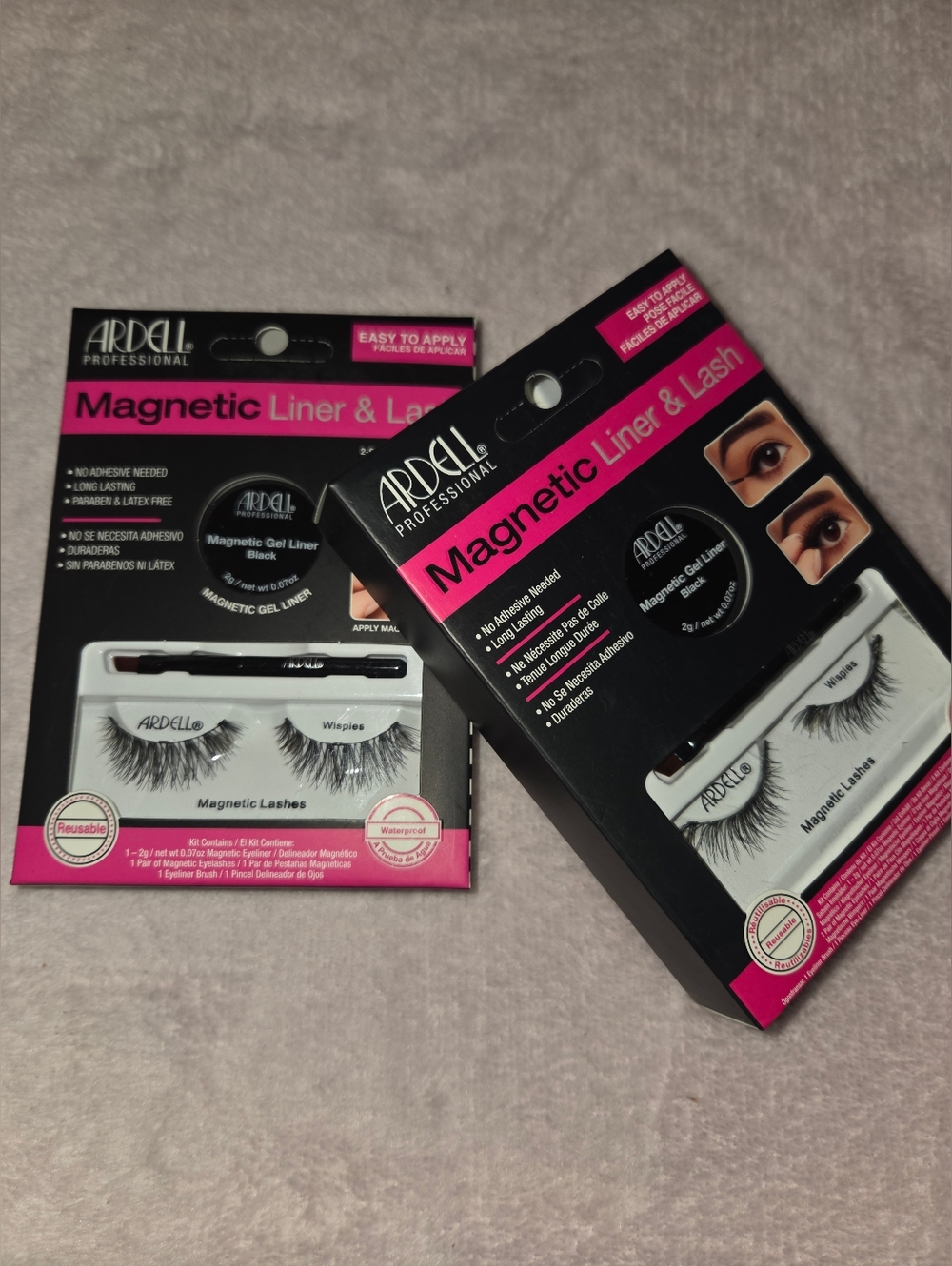 (2 Kits)Ardell Magnetic Liner & Lash Set in Wispies
